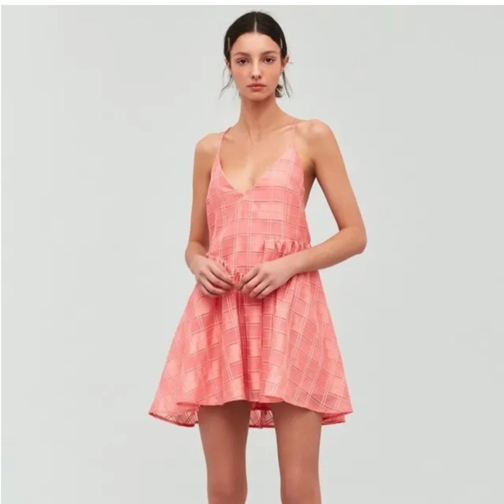 Elegant Pink Sleeveless Dress C/MEO COLLECTIVE US 8